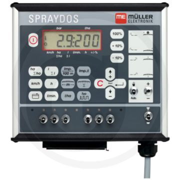 MüllerElektronik Spraydos-computer 5 sectiebreedtes, LCD-display, sectieregeling