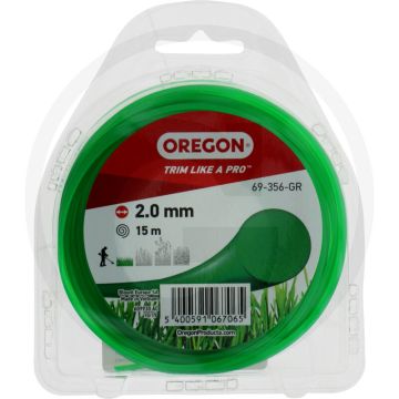 OREGON Trimmerdraad nylon (ColouredLine rond (groen))