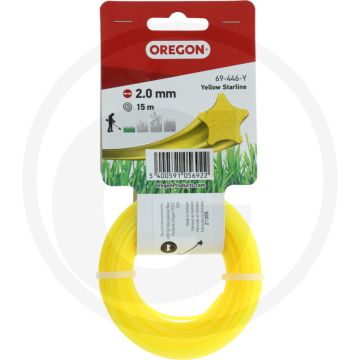 OREGON Trimmerdraad nylon (YellowLine ster)