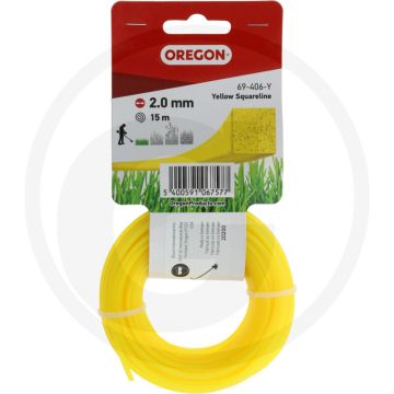 OREGON Trimmerdraad nylon (YellowLine vierkant)