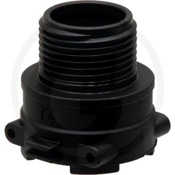 Tecomec M-deel T5 met buitendraad 1 1/4" (recht)
