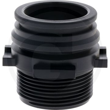 Tecomec V-deel T6 met buitendraad 1 1/2" (recht)