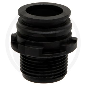 Tecomec V-deel T7 met 2" buitendraad (recht)