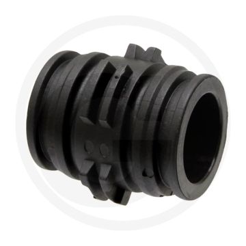 ARAG Dubbele nippel T7, L = 28 mm. O-ringen apart bestellen!
