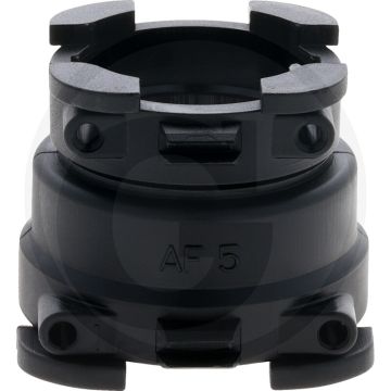 Tecomec Verloopsok M-deel T5 naar T4 31mm. O-ringen apart bestellen!