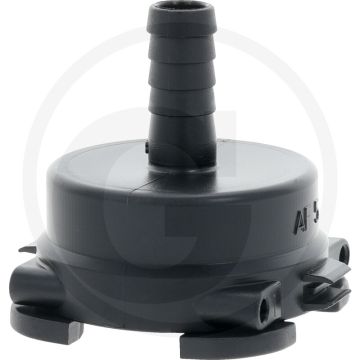Tecomec M-deel T5 met slangtule Ø: 13 mm (recht)
