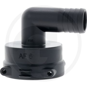 Tecomec M-deel T3, 90° met slangtule Ø: 10 mm (90°)