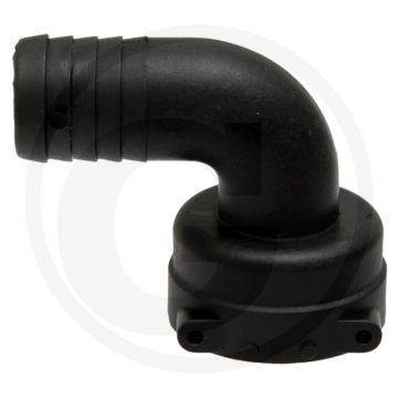 ARAG M-deel T7, 90° met slangtule Ø: 50 mm (90°)
