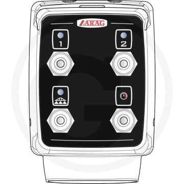 ARAG Schaltkasten Serie 4668, 2+2 Wege