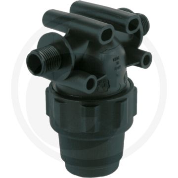 Tecomec Drukfilter buitendraad 3/4'', 50 mazen, 20 bar.
