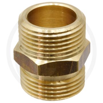 Braglia Dubbele nippel buitendraad 3/4" links-re (voor tekening nr. 4, 5)