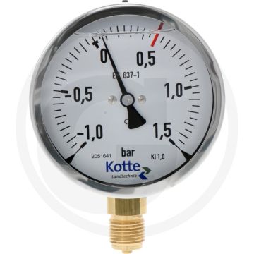 Glycerinemanometer (Draad: 1/2")