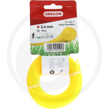 OREGON Trimmerdraad nylon (YellowLine rond)