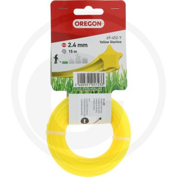 OREGON Trimmerdraad nylon (YellowLine ster)