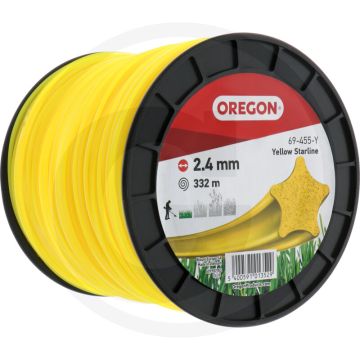 OREGON Trimmerdraad nylon (YellowLine ster)