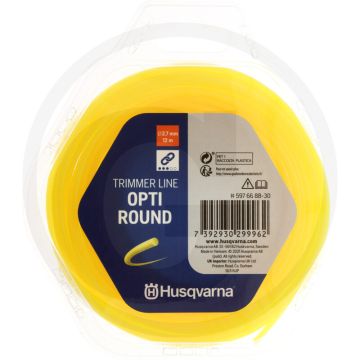 Husqvarna Nylonfaden Opti-Rund (Faden-Ø 2,7 mm / 12 m)