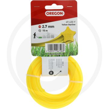 OREGON Trimmerdraad nylon (YellowLine ster)