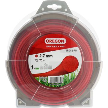 OREGON Trimmerdraad nylon (ColouredLine rond (rood))