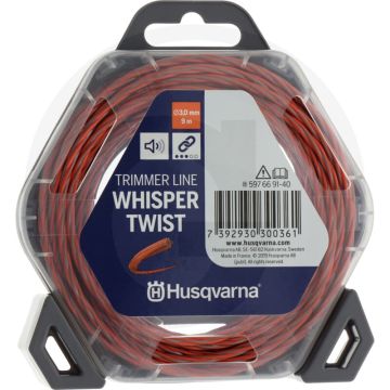 Husqvarna Nylonfaden Whisper-Twist (Faden-Ø 3,0 mm / 9 m)