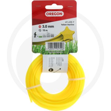 OREGON Trimmerdraad nylon (YellowLine ster)