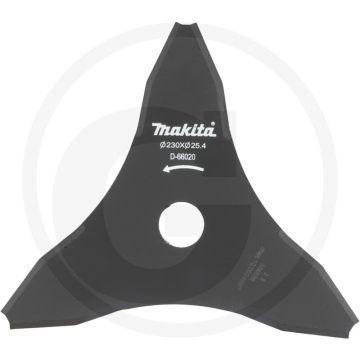 Makita 3-tands mulchmes voor struikgewas 230mm snijbreedte.