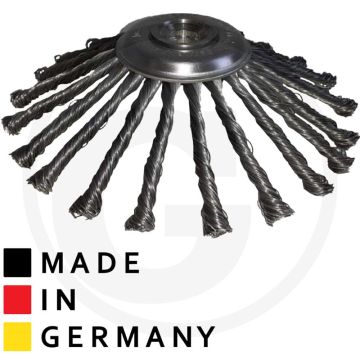 Onkruidborstel accu (Buiten-Ø: 175 mm, boring 25,4 mm, 22 vlechten)