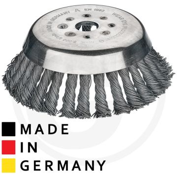 Premium onkruidborstel van metaal (Buiten-Ø: 180 mm, boring-Ø: 25,4 mm)