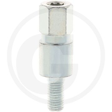 Asadapter (M6 rechtse draad Asgaten stervormig (8 tanden / (diameter 7 mm))
