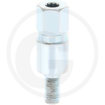 Asadapter (M6 rechtse draad Asgaten bevestiging (10 tanden / (diameter 6 mm))