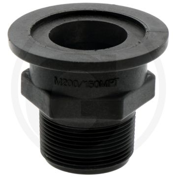 BANJO Adapterflens 2" flens, 1 1/2" NPT (buitendraad)
