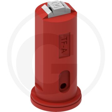 ASJ Dubbele injector spleetdop TFA - Rood, Kunststof, 90°.