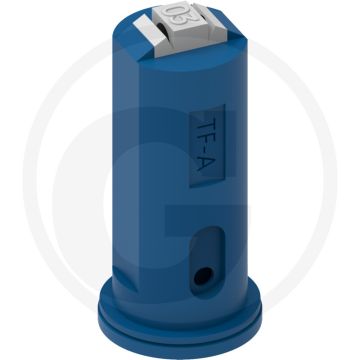 ASJ Dubbele injector spleetdop TFA Blauw 90°.