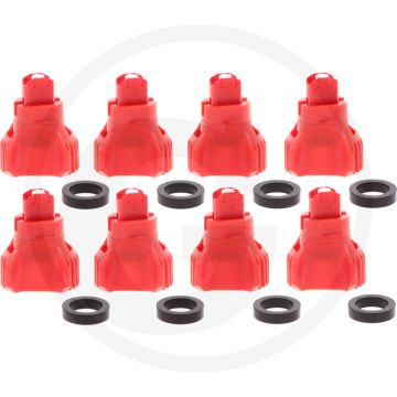 Nozal VPE 8 Doppelflachstrahldüse KWIX ATX Rot 120°.