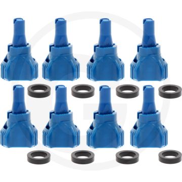 Nozal VPE 8 Injektordüse HDRX-R Blau 120° Spuithoek