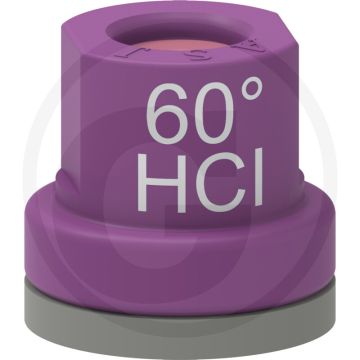 ASJ Holle kegelsproeidop 60° HCI Paars Keramiek.