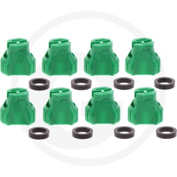 Nozal VPE 8 Flachstrahldüse KWIX ABX Grün 80° Spuithoek