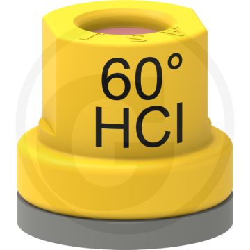 ASJ Holle kegelsproeidop 60° HCI - Oranje, Kunststof, Keramiek