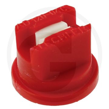 Lechler Spleetdop 120° Rood Keramiek.