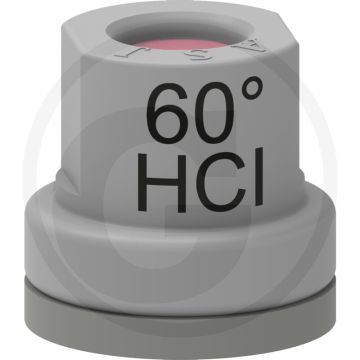 ASJ Holle kegelsproeidop 60° HCI Grijs-Kunststof-Keramiek