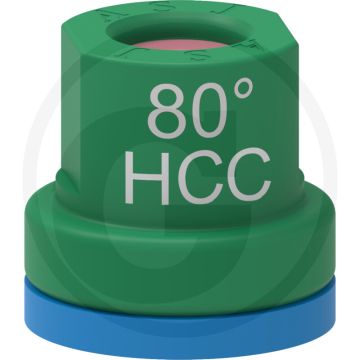 ASJ Holle kegelsproeidop 80° HCC - Groen Keramiek.