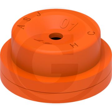 ASJ Holle kegelsproeidop 80° HC Oranje-Kunststof