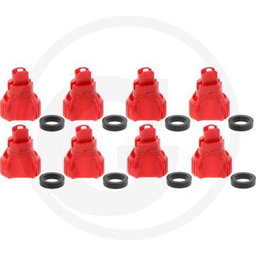 Nozal VPE 8 vlakstraal sproeidoppen KWIX ADX r - Rood, 120° spuithoek, Kunststof huis