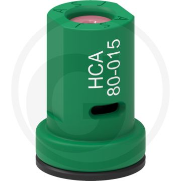 ASJ Holle kegelsproeidop 80° HCA - Groen Keramiek.