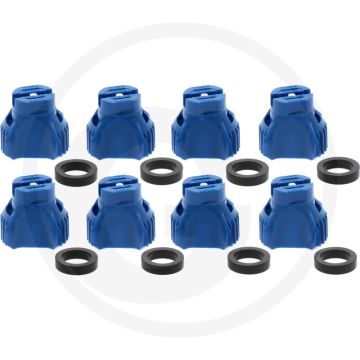 Nozal VPE 8 spleetdop KWIX AFX blauw, 120° spuithoek