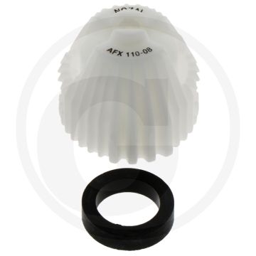 Nozal Spleetdop KWIX AFX wit - 110° spuithoek
