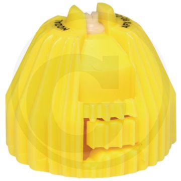 Nozal Spleetdop KWIX AFX geel - 80° spuithoek