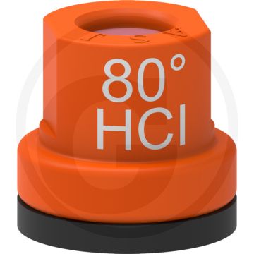 ASJ Holle kegelsproeidop 80° HCI - Oranje, Kunststof, Keramiek.