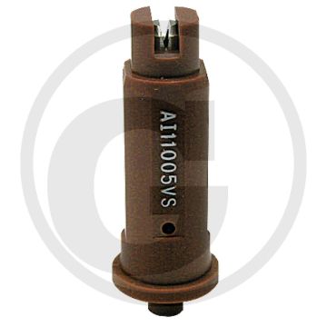 TeeJet Injector-spleetdop 05, 110° - Roestvrijstaal top.