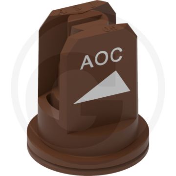 ASJ Lucht injector hoekstraaldop 80° AOC - Bruin, Kunststof - 80° - Sleutelwijdte: 8
