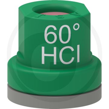 ASJ Holle kegelsproeidop 60° HCI - Groen, Kunststof, Keramiek.
